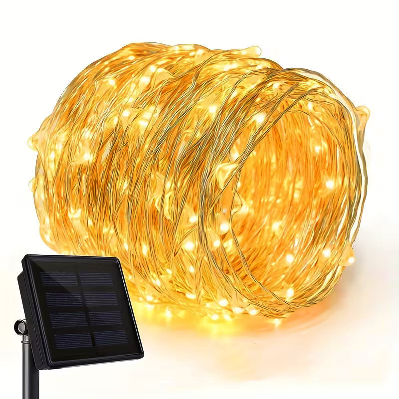 Solar Power LED Garland 8 Mode - Outdoor Power And Plant 리뷰 및 가격