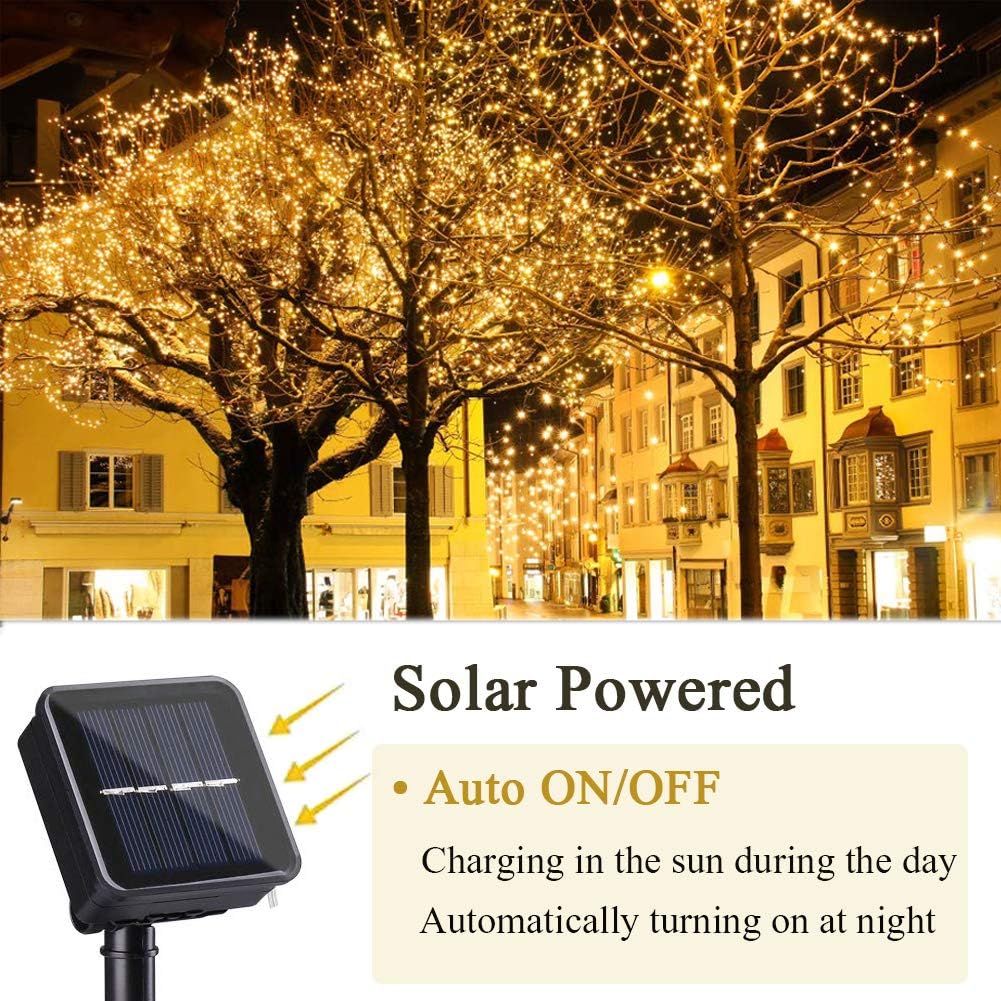 Solar Power LED Garland 8 Mode - Outdoor Power And Plant 리뷰 및 가격