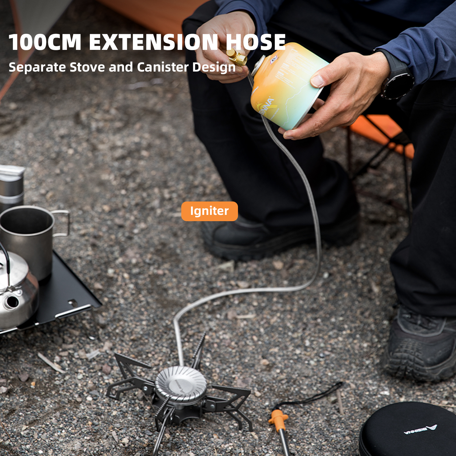 BISINNA Camping Stove 4000W Hi - Outdoor Power 'Hose' 리뷰 및 가격