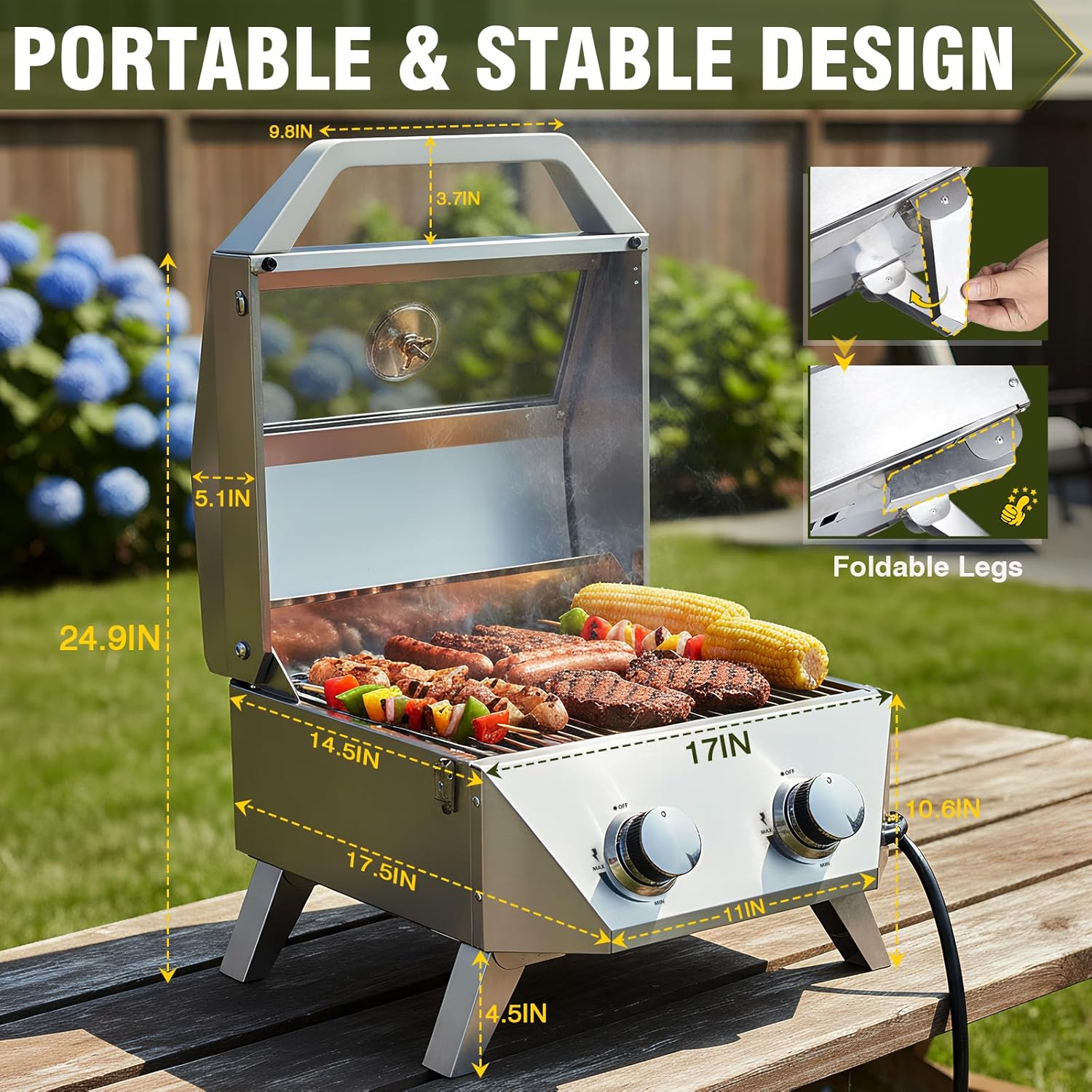 20000 BTU Porterhouse Tabletop - Outdoor Power Burner 리뷰 및 가격