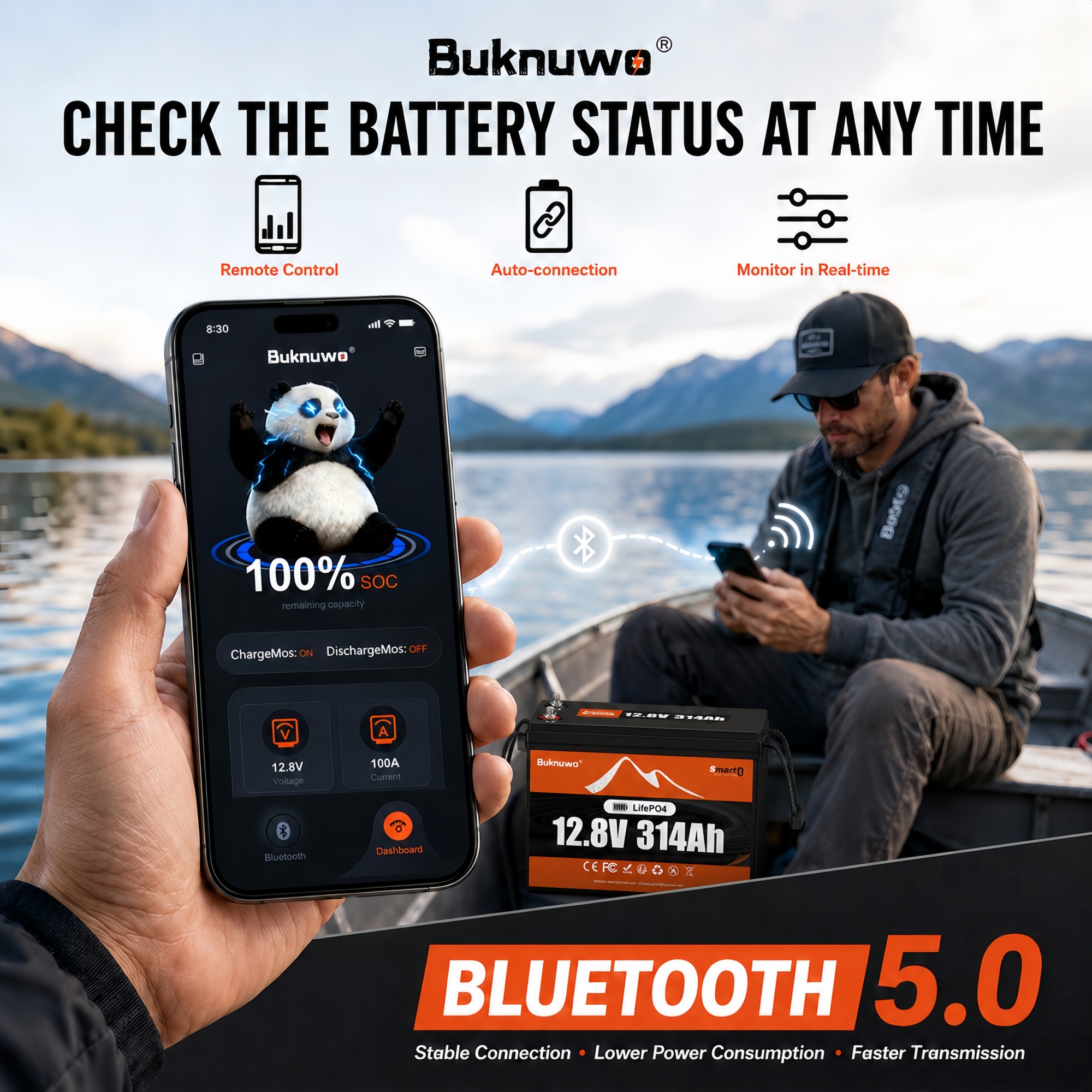 Smart 12V/12.8V 314Ah Bluetoot - Outdoor Power Supply 12V 리뷰 및 가격