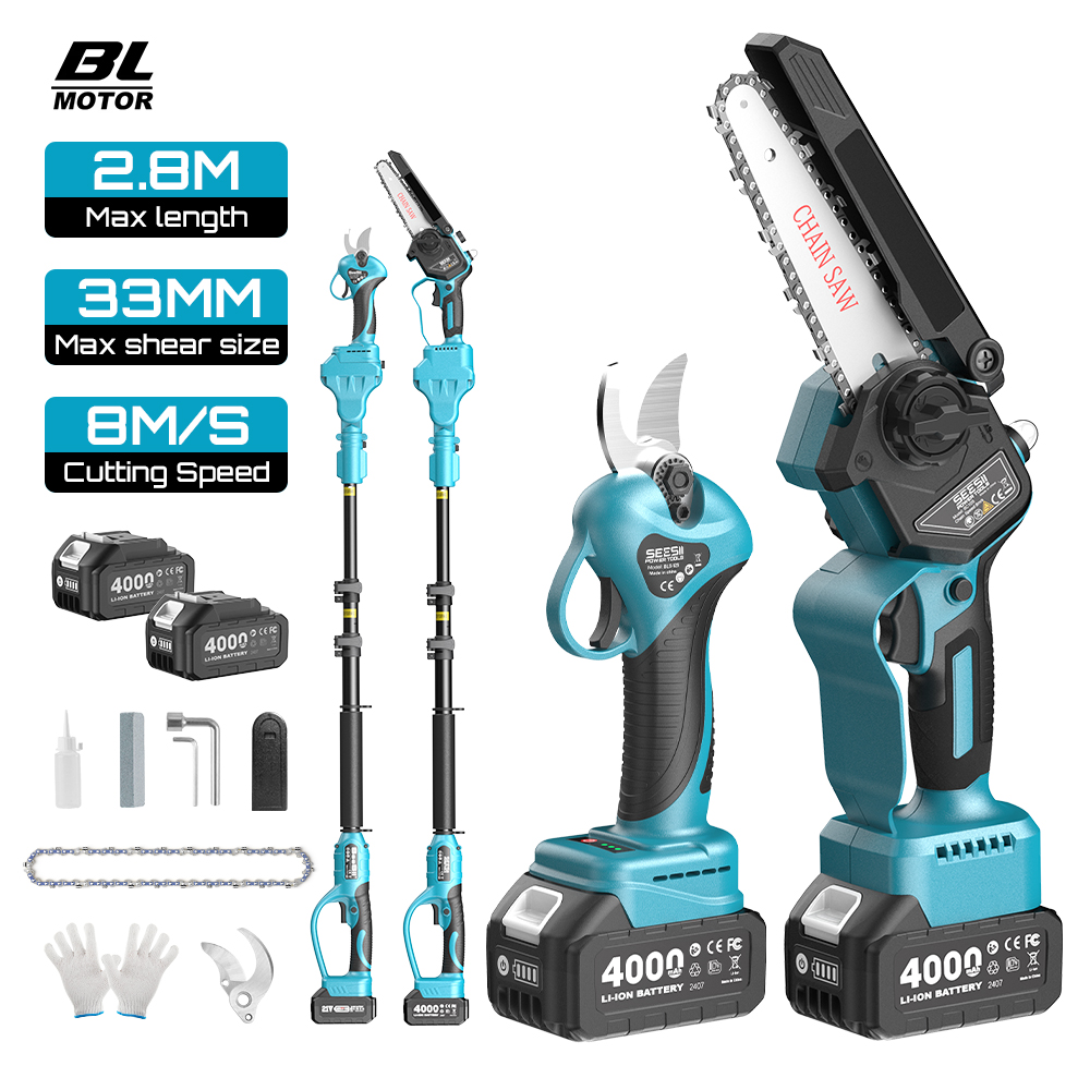 Seesii 3-in-1 Brushless Telesc - Electric Chainsaw Battery 리뷰 및 가격