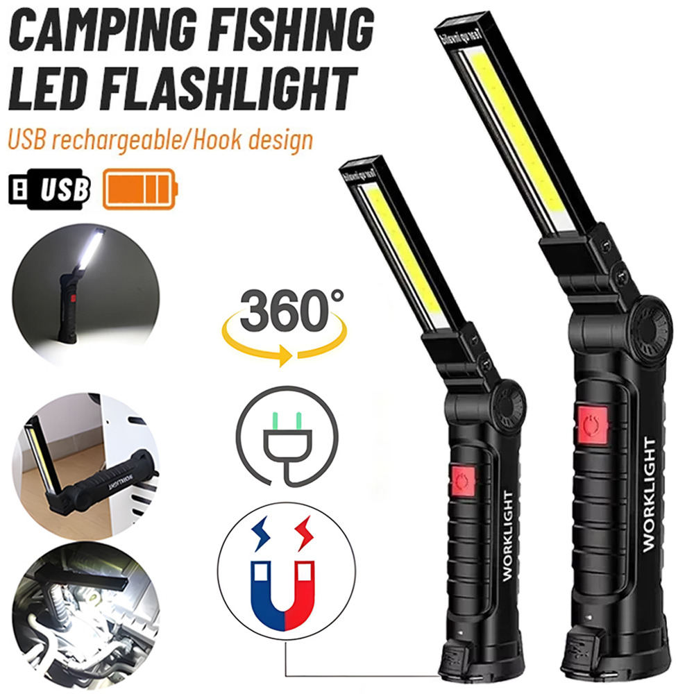 LED COB Flashlight USB Recharg - Outdoor Power Usb 리뷰 및 가격
