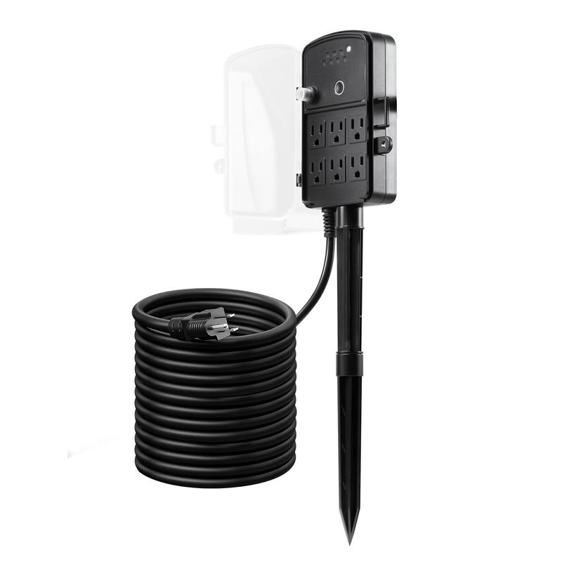 Outdoor Power Stake, 25FT Exte - Outdoor Power Strip With Cover 리뷰 및 가격