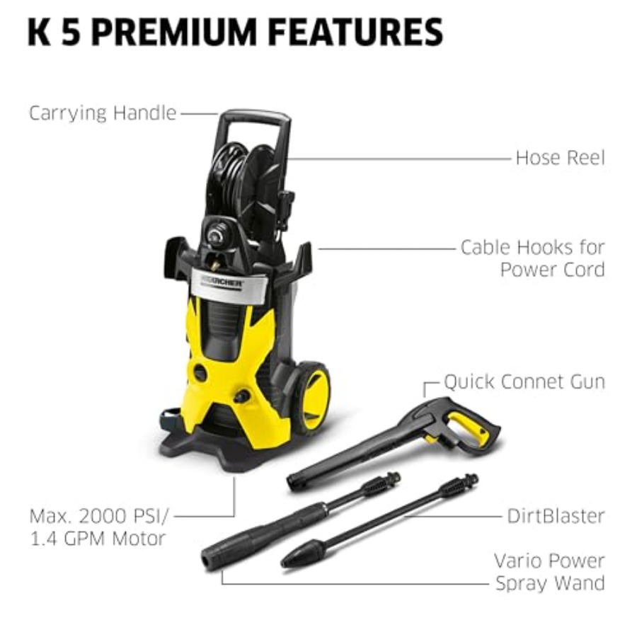 K5 Premium pressure washer for - Outdoor Power 'Hose' 리뷰 및 가격