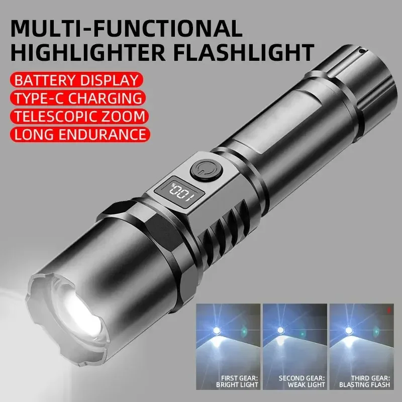 High Power XHP100 Led Flashlig - Outdoor Power Usb 리뷰 및 가격