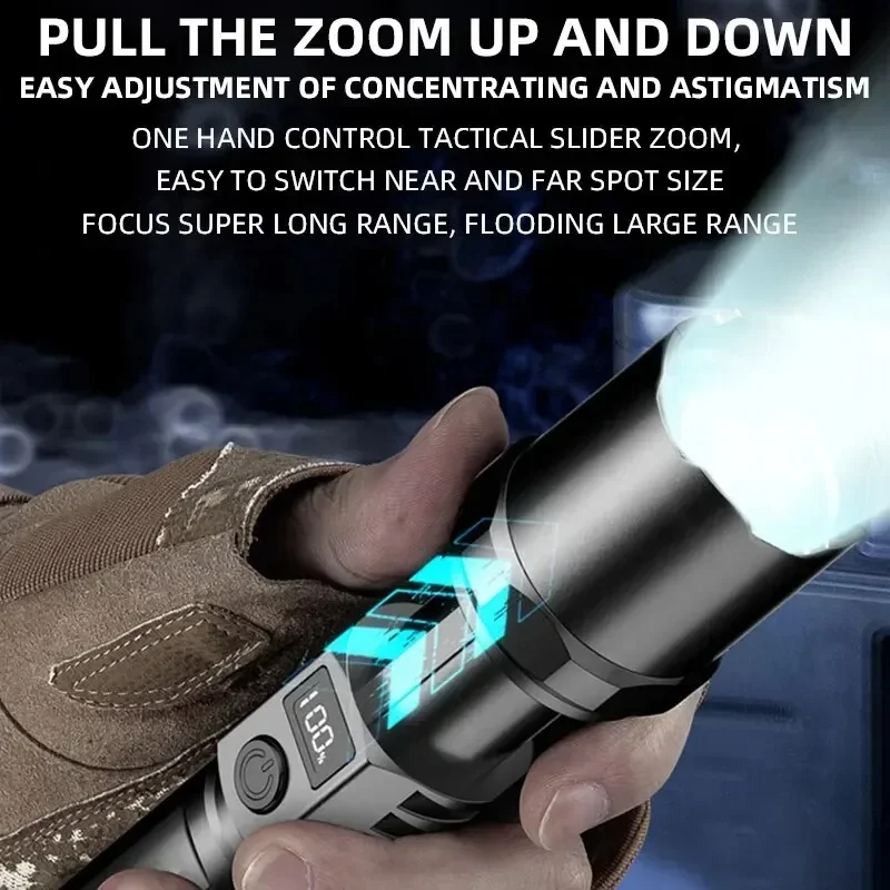 High Power XHP100 Led Flashlig - Outdoor Power Usb 리뷰 및 가격