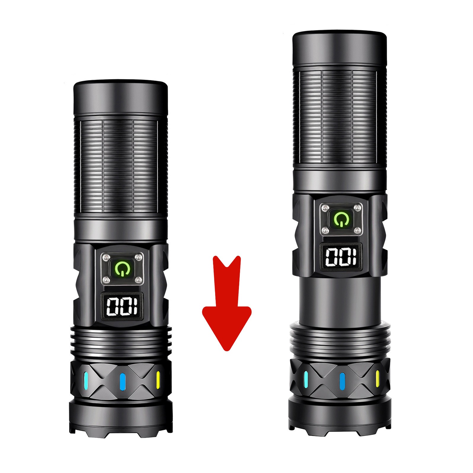 High Power LED Flashlight Tele - Outdoor Power Usb 리뷰 및 가격