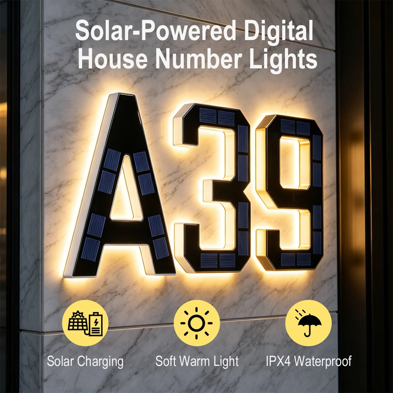 12CM Solar-Powered Sensor LED  - Outdoor Power Number 리뷰 및 가격