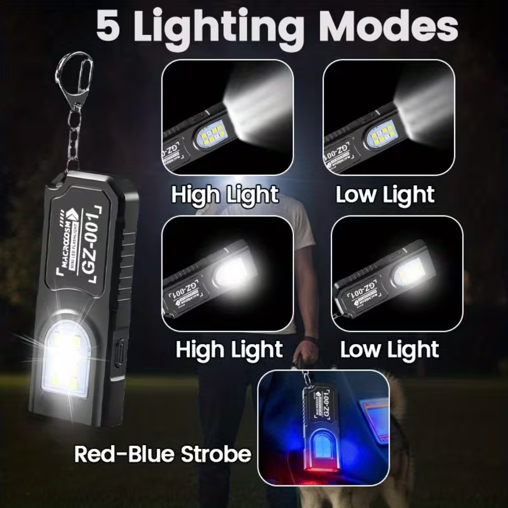 Mini COB LED Keychain Flashlig - Outdoor Power Usb 리뷰 및 가격